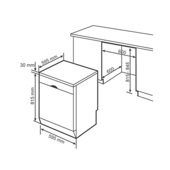 Thiết kế của máy rửa bát Bosch SMS6ZCI08E Serie 6
