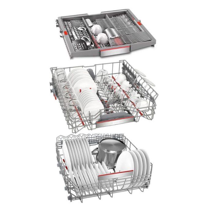 Giàn rửa máy rửa bát âm tủ Bosch SMV8TCX01E serie 8