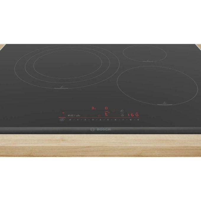 Bảng điều khiển bếp từ Bosch 3 vùng nấu PID775HC1E lắp âm