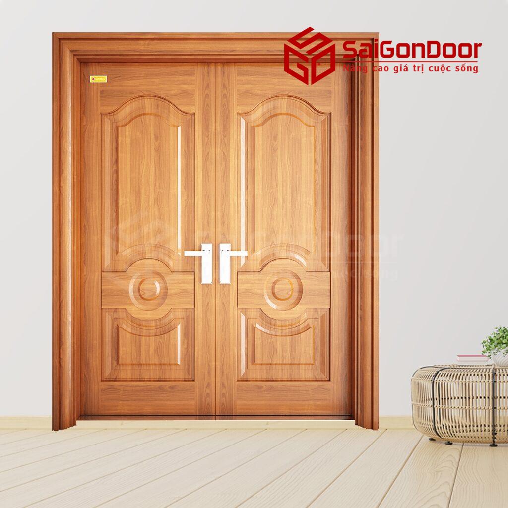 Cửa thép vân gỗ