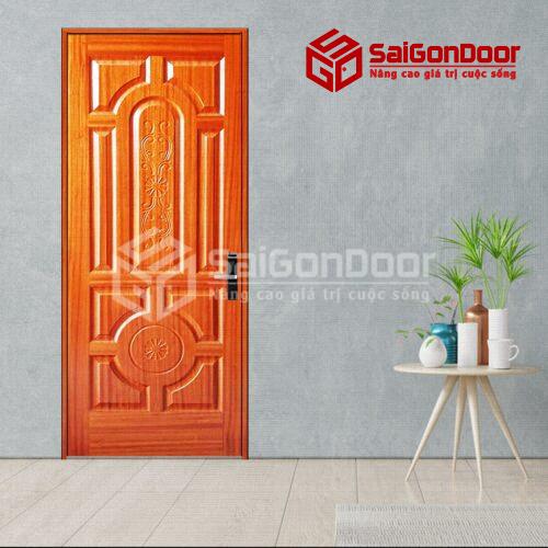 Cửa gỗ HDF Veneer 18  Xoan Đào