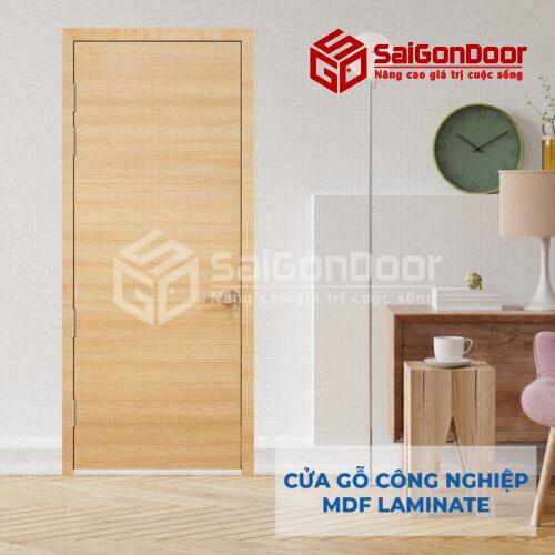 Cửa gỗ MDF Laminate P1 van ngang (1)