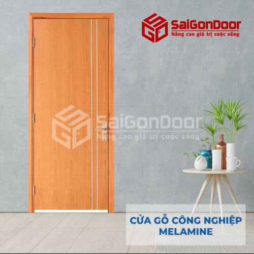 Cửa gỗ MDF Veneer P1R2-xoan dao