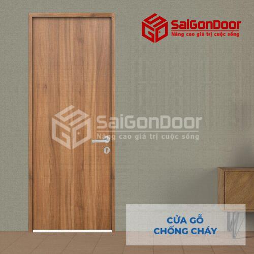 Cửa gỗ chống cháy MDF Melamine 1