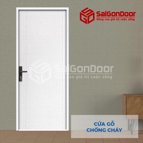 Cửa gỗ chống cháy MDF P1R4-C1