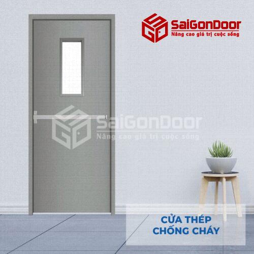 Cửa thép chống cháy P1G1 thoát hiểm