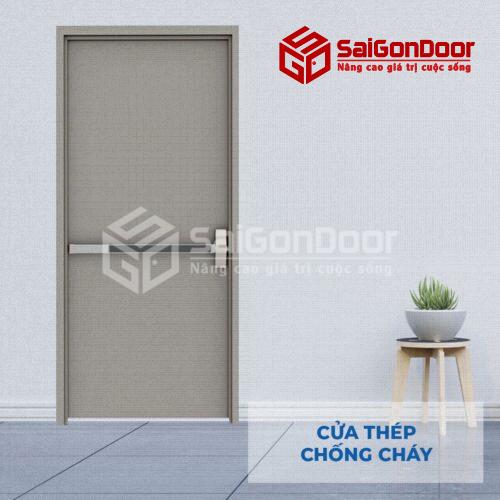 Cửa thép chống cháy TCC P1-Gray