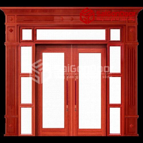 Cửa thép vân gỗ Trend 4