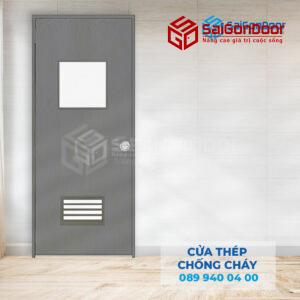 Các mẫu cửa thép ngăn cháy được ưa chuộng trên thị trường hiện nay
