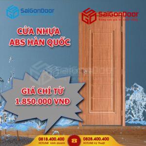 Top +30 mẫu cửa nhựa ABS Hàn Quốc đẹp nhất 2022