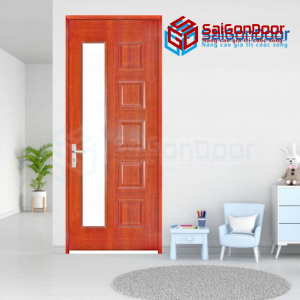 Thi công cửa gỗ phòng ngủ Sài Gòn Door tại Đắk Lắk