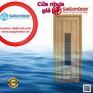 Cửa nhựa giả gỗ SaiGonDoor 2022