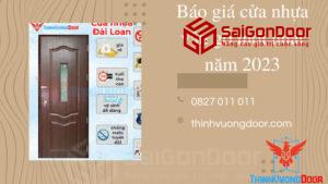 Báo giá cửa nhựa vân gỗ “Chất lượng & Giá rẻ”