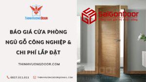 Báo Giá Cửa Phòng Ngủ Gỗ Công Nghiệp & Chi Phí Lắp Đặt