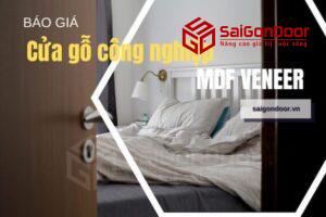Báo Giá Cửa Gỗ Công Nghiệp MDF Veneer [✔️RẺ NHẤT ]