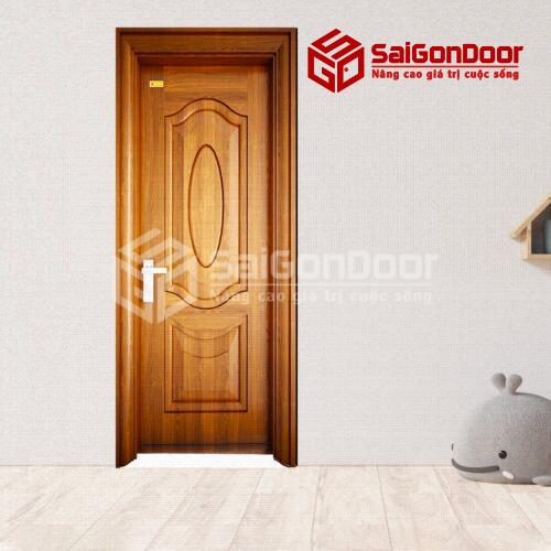 Cửa thép vân gỗ 1H5