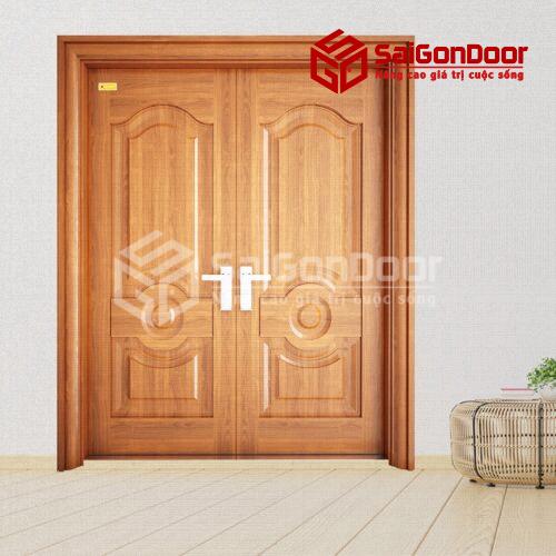 Cửa thép vân gỗ