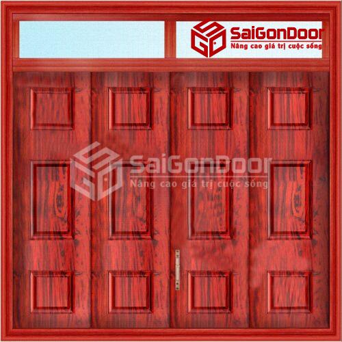 Cửa thép vân gỗ CS4H11