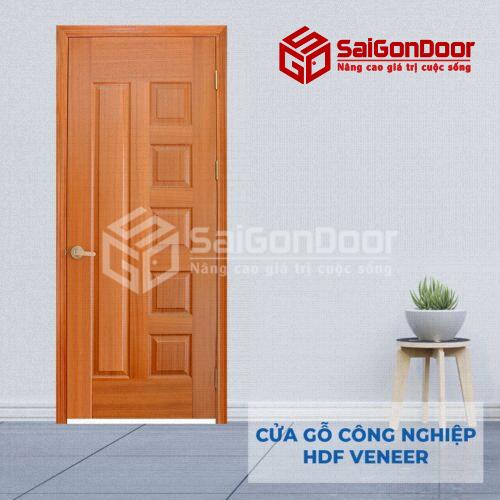 Cửa gỗ HDF Veneer 6B-sapele (2)