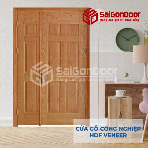 Cửa gỗ HDF Veneer 9A-ash (2)