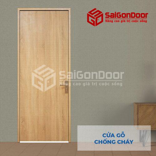 Cửa gỗ chống cháy MDF Laminate