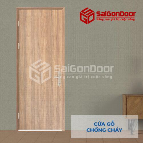 Cửa gỗ chống cháy MDF Melamine P1