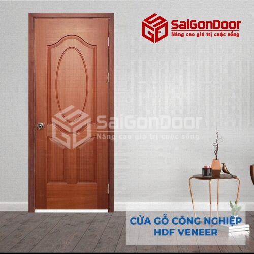 Cửa gỗ HDF Veneer 3A Xoan Đào