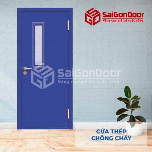 Cửa thép chống cháy TCC-P1G1ab