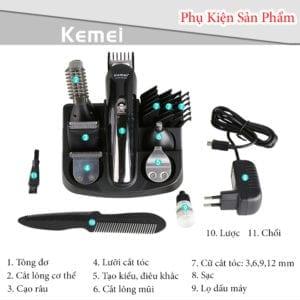 Tông đơ cắt tóc đa năng 6 trong 1 Kemei KM-600 28 - Tong do cat toc da nang 6 trong 1 Kemei KM 600 8