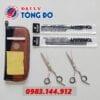 Bộ kéo cắt tỉa tóc WELLA Đức (Tặng Kèm Bao Da Đựng Kéo Cao Cấp + 2 Lược Toniguy) 6 - keo wella 1