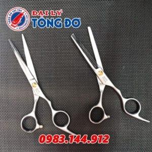 Bộ kéo cắt tỉa tóc WELLA Đức (Tặng Kèm Bao Da Đựng Kéo Cao Cấp + 2 Lược Toniguy) 13 - keo wella 4