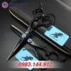 Bộ Kéo Feelander Thép Nhật Tay Rồng Cao Cấp (Tặng Kèm Bao Da Đựng Kéo Cao Cấp + 2 Lược Toniguy) 12 - kéo rồng đen