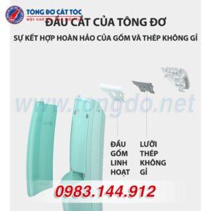 Tông Đơ Cắt Tóc Cho Bé Hút Tóc Tự Động YD-0955 tặng áo choàng 11 - Tong do hut toc cho be.5