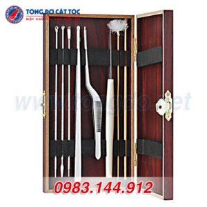 Bộ dụng cụ lấy ráy tai 8 món hộp gỗ 7 - bo lay ray tai 1 1024x1024 1