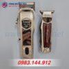 Combo tông đơ Kemei Km1998, chấn viền barber 6 - CB KM1998 barber
