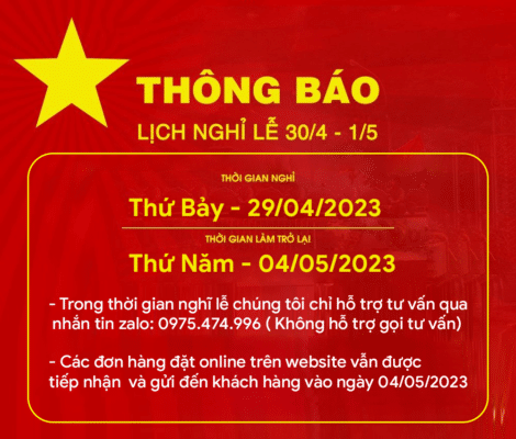 Thông báo lịch nghỉ Giỗ tổ Hùng Vương, 30/4 và 1/5 năm 2023 4 - nghile
