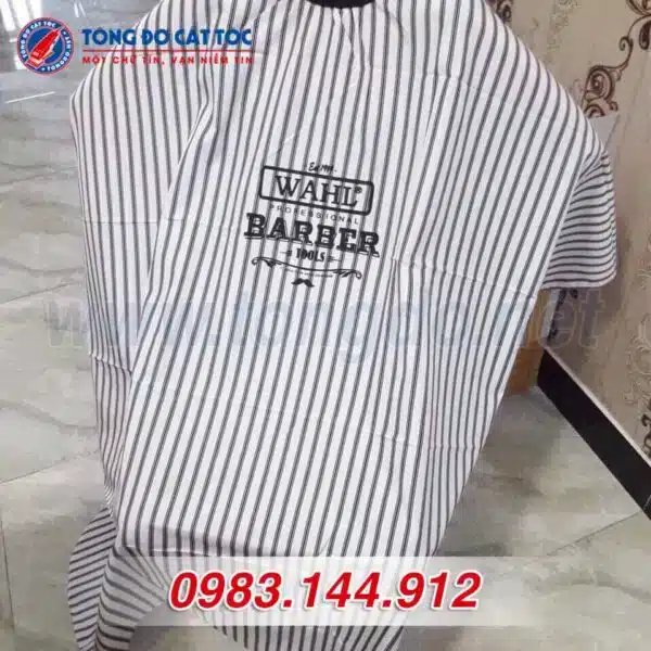 Áo Choàng Cắt Tóc Wahl Barber - Lựa Chọn Hàng Đầu Cho Salon Chuyên Nghiệp 17 - ao choang wahl 1