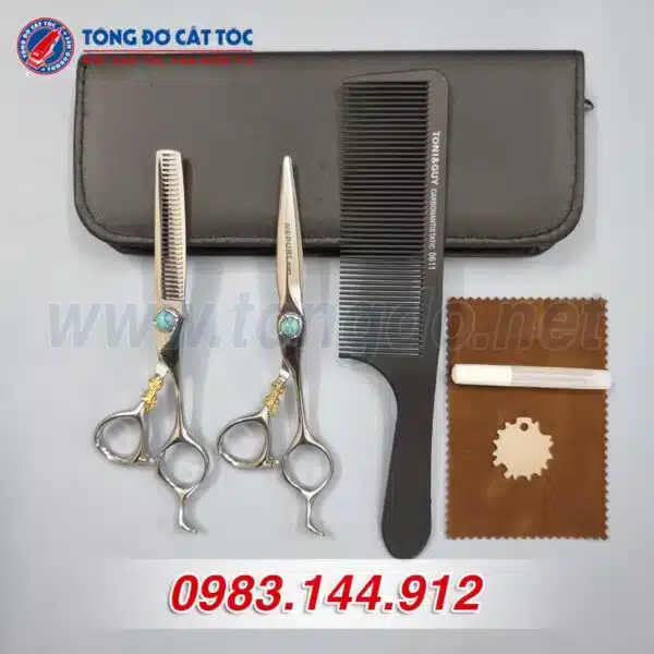 Bộ Kéo Cắt Tóc Chuyên Nghiệp NEPURLSON Bạc Xanh Ngọc: Lựa Chọn Tối Ưu Cho Tóc Đẹp Hoàn Hảo 13 - keo NEPURLson bac 4 scaled 1