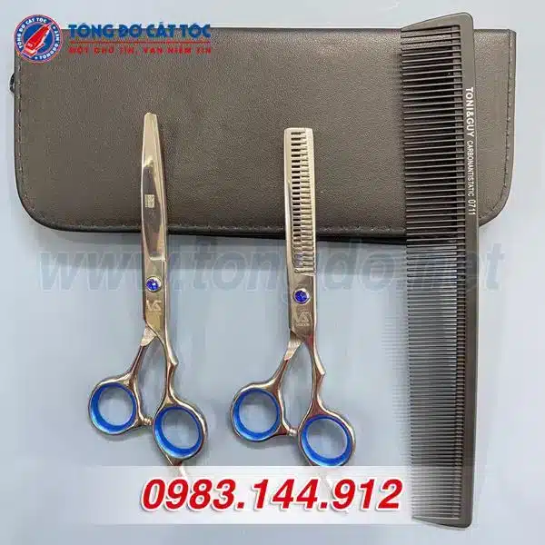 Bộ Kéo Cắt Tóc VS Xanh - Chất Lượng Và Giá Rẻ tại dalytongdo.com 37 - keo VS