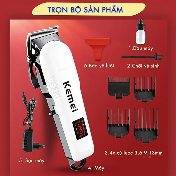 Hướng Dẫn Lựa Chọn Tông Đơ Kemei 809A Chính Hãng