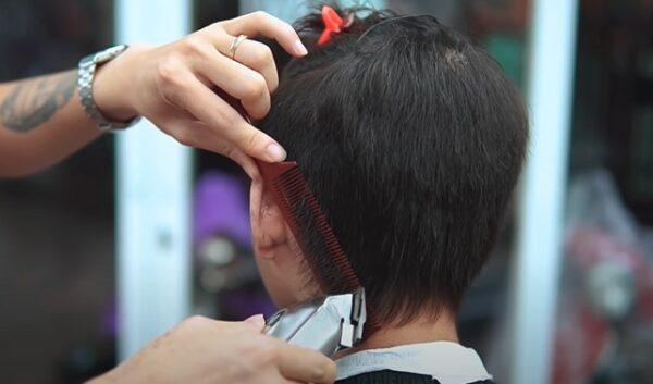 Hướng dẫn các cách kê lược cắt tóc: Bí quyết từ Tường Barber 27 - hd ke luoc