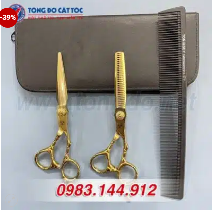 Bộ Kéo Cắt Tóc Moren (M1) Cao Cấp – Tặng Kèm Bao Da Đựng Kéo + Lược Tony&Guy 14 - Bo Keo Cat Toc Moren M1 Cao Cap – Tang Kem Bao Da Dung Keo Luoc TonyGuy