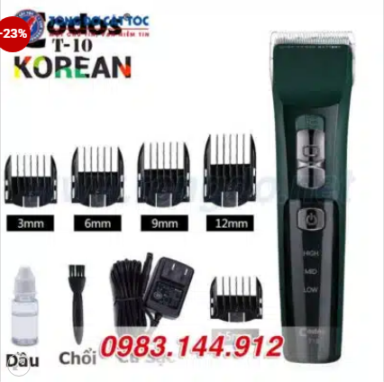Combo Khuyến Mãi Giá Cực Hot: Tông Đơ Cắt Tóc Codos T10 và Phụ Kiện Chuyên Nghiệp 73 - combo khuyen mai cuc hot