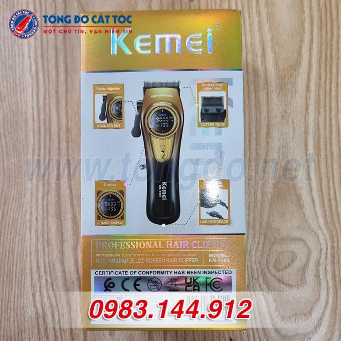 KM1691-1 Tông đơ cắt tóc Kemei KM-1691 (10W 4H) 3 - KM1691 1