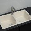 Chậu rửa bát đá Hafele GRANSTONE HS19-GEN2R90 570.35.580 màu kem 1 Chậu rửa bát đá Hafele GRANSTONE HS19-GEN2R90 màu kem
