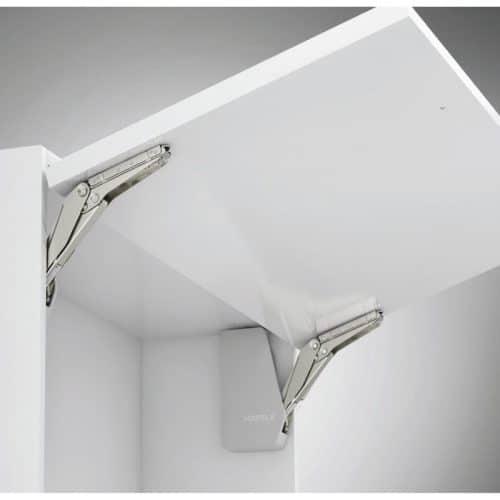 Bộ tay nâng FREE FLAP 1.7 Hafele 493.05.830 nắp xám 3 Ảnh thực tế bộ tay nâng FREE FLAP 1.7 Hafele 493.05.830 nắp xám