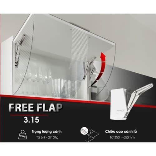 Bộ tay nâng FREE FLAP 3.15 Hafele 493.05.853 nắp trắng 6 Ảnh thực tế bộ tay nâng FREE FLAP 3.15 Hafele 493.05.853 nắp trắng