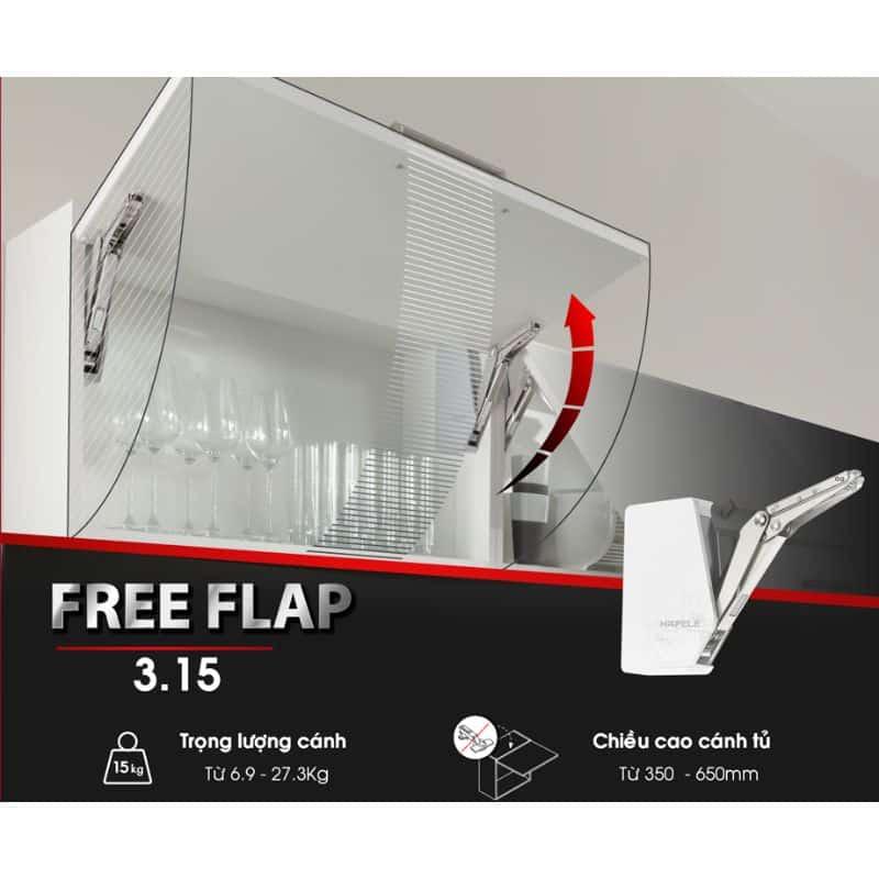 Ảnh thực tế bộ tay nâng FREE FLAP 3.15 Hafele 493.05.853 nắp trắng Ảnh thực tế bộ tay nâng FREE FLAP 3.15 Hafele 493.05.853 nắp trắng