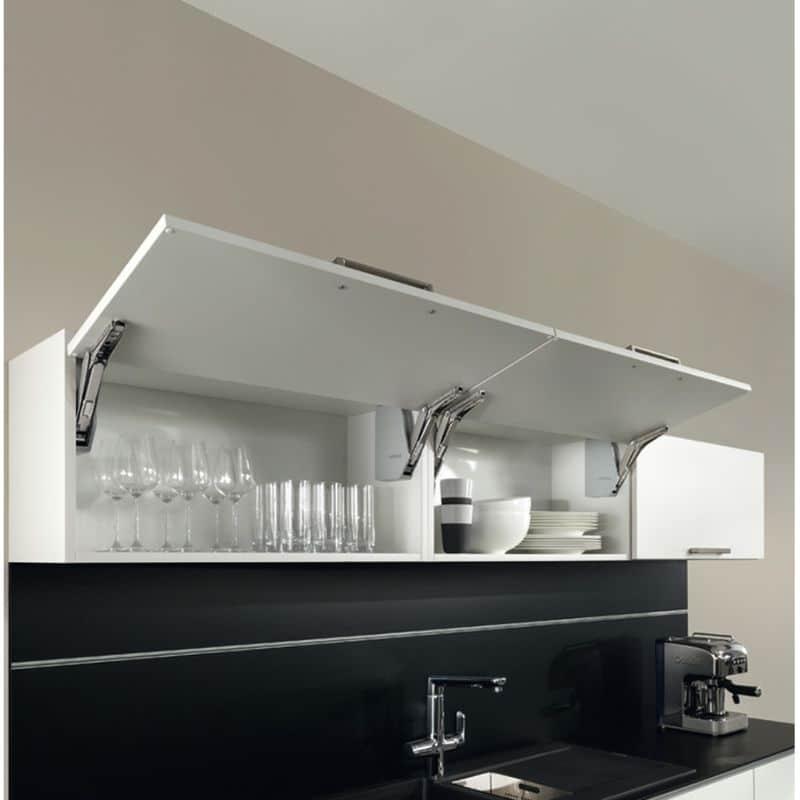 Ảnh thực tế bộ tay nâng FREE FLAP 3.15 Hafele 493.05.861 nắp xám Ảnh thực tế bộ tay nâng FREE FLAP 3.15 Hafele 493.05.861 nắp xám