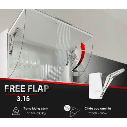 Bộ tay nâng FREE FLAP 3.15 Hafele 493.05.862 nắp xám 5 Ảnh thực tế bộ tay nâng FREE FLAP 3.15 Hafele 493.05.862 nắp xám